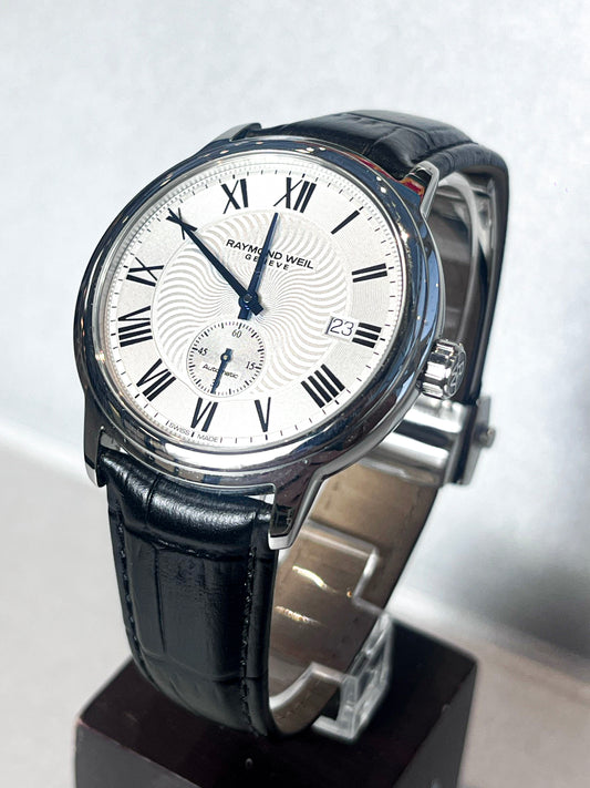 RAYMOND WEIL MAESTRO AUTOMATIC SWISS PRELOVED STEEL WATCH