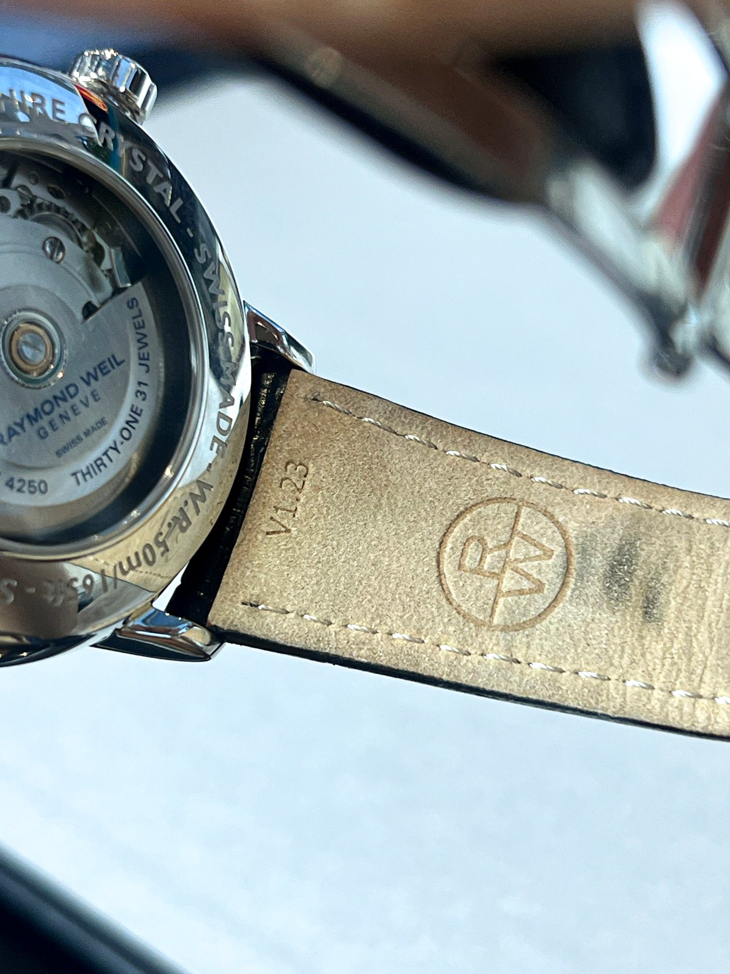 RAYMOND WEIL MAESTRO AUTOMATIC SWISS PRELOVED STEEL WATCH
