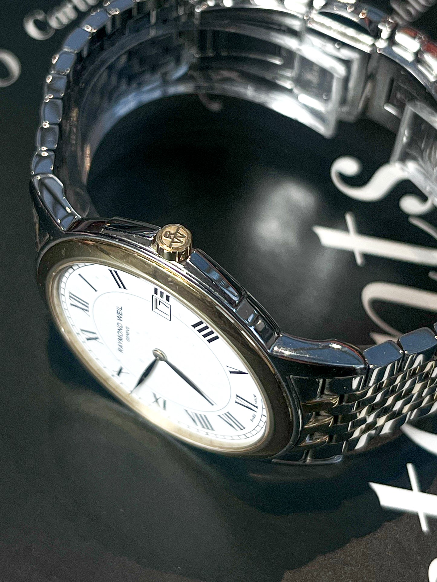 RAYMOND WEIL TRADITION TWO-TONE QUARTZ SWISS PRELOVED WATCH