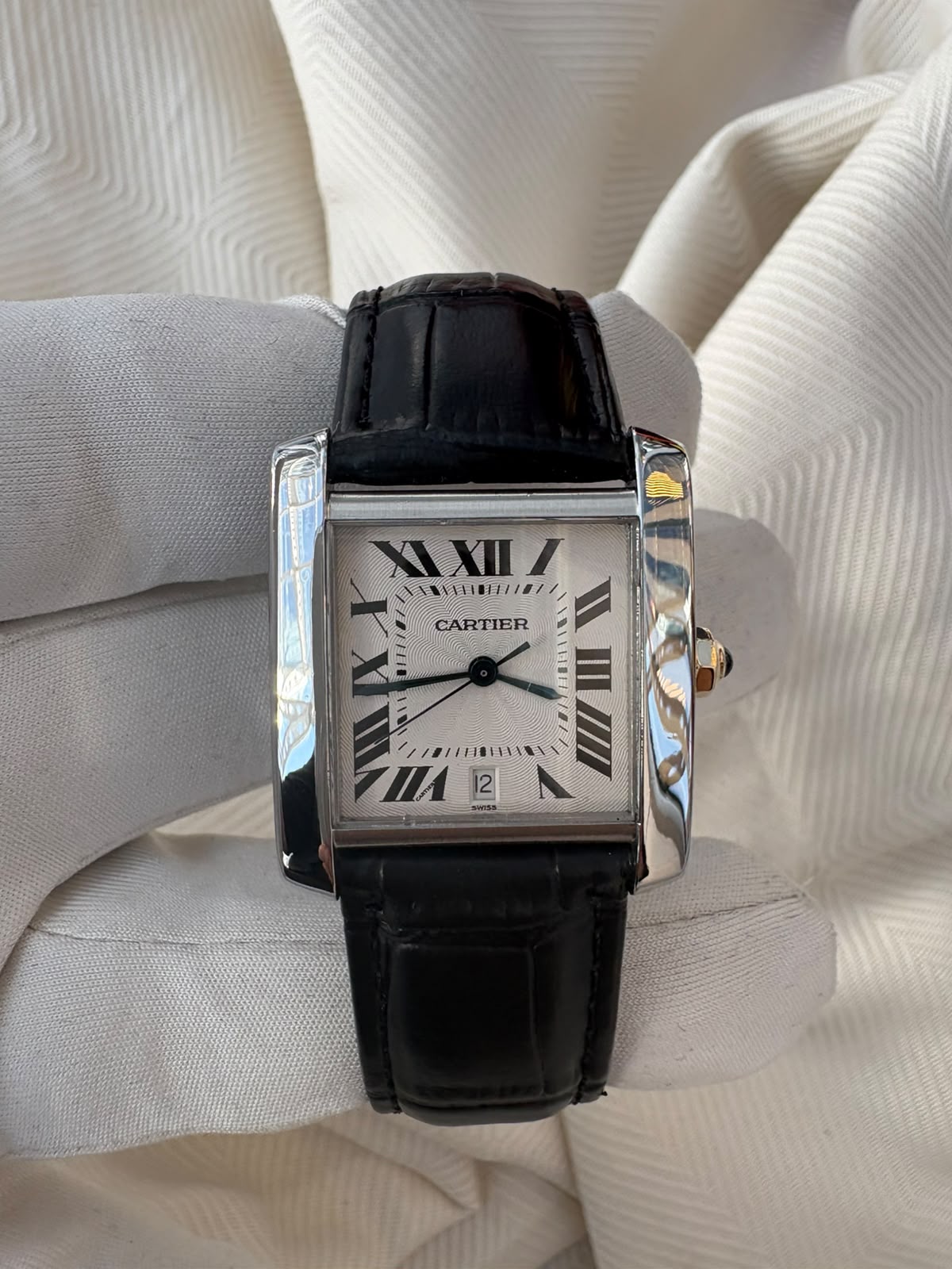 CARTIER TANK FRANÇAISE MEDIUM AUTOMATIC SWISS PRELOVED WATCH