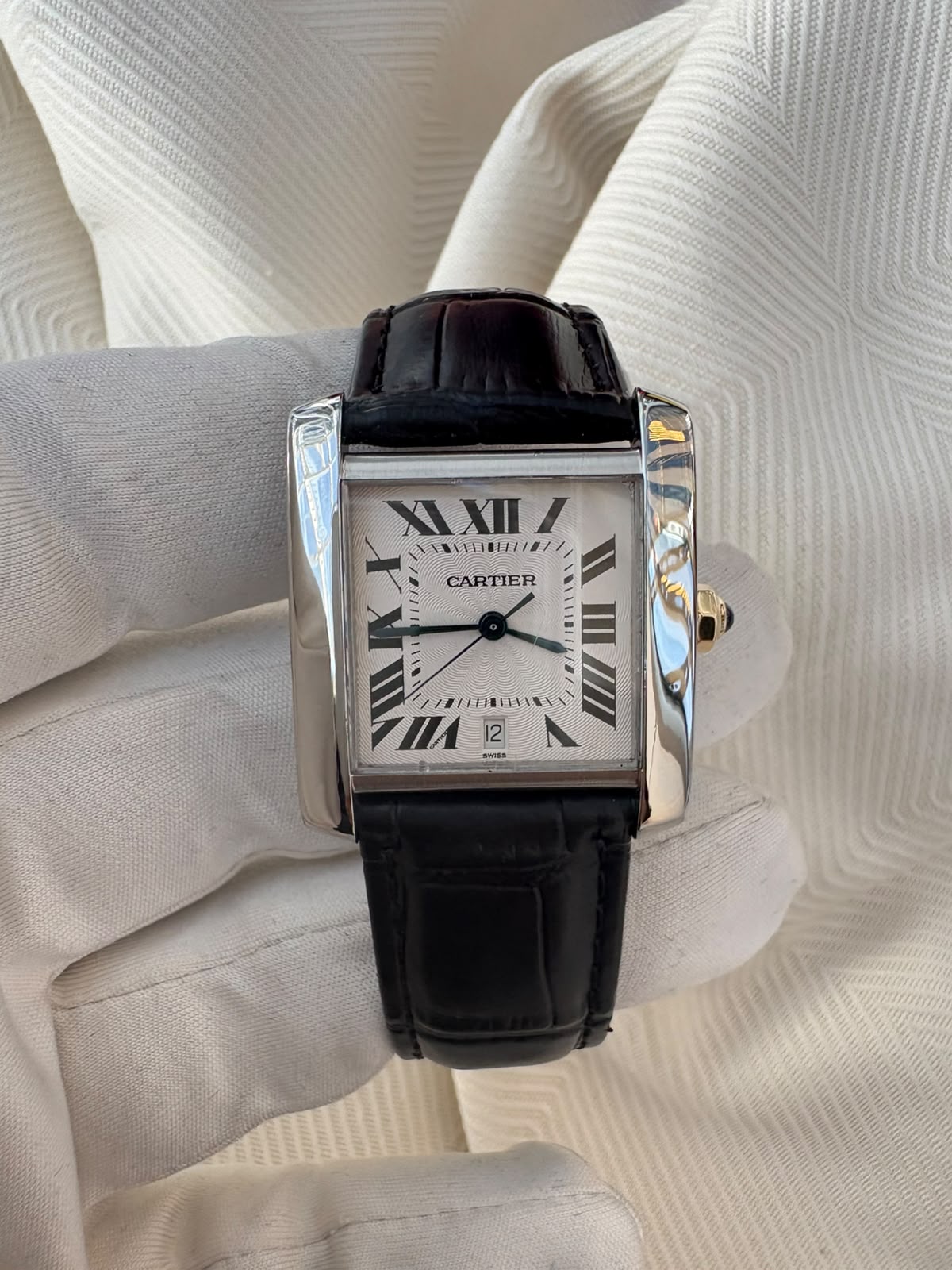 CARTIER TANK FRANÇAISE MEDIUM AUTOMATIC SWISS PRELOVED WATCH