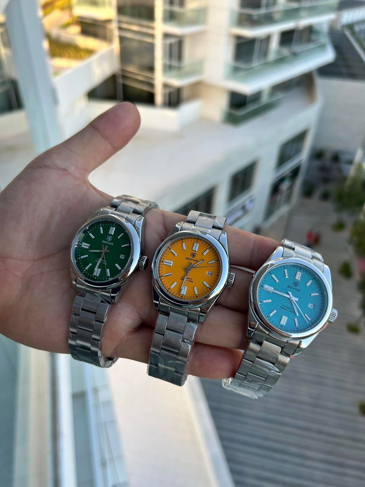 BENYAR AUTOMATIC COLORS NEVER USED WATCHES