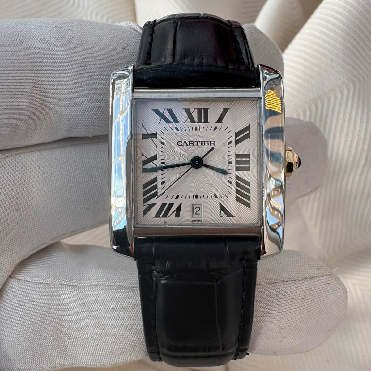 CARTIER TANK FRANÇAISE MEDIUM AUTOMATIC SWISS PRELOVED WATCH