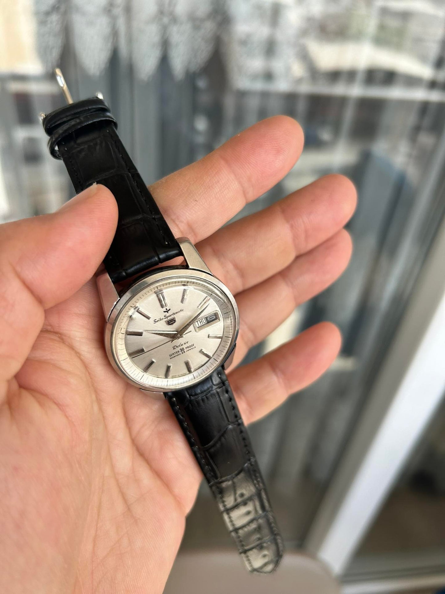 SEIKO SPORTSMATIC DELUXE AUTOMATIC 1960s JAPAN GENTS