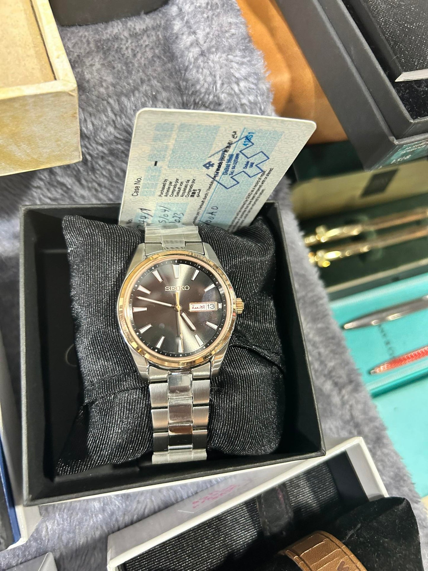 SEIKO DRESS WATCH NEVER USED DUBAI MALL 2023 QUARTZ JAPAN GENTS