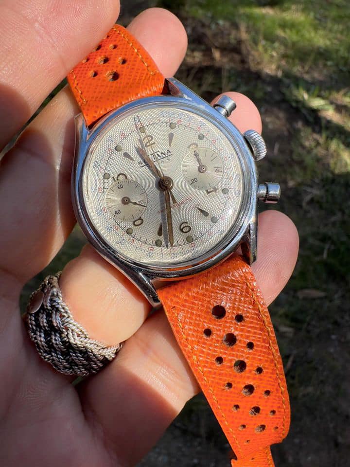 SULTANA MANUAL WINDING CHRONOGRAPH LANDERON 48 SWISS