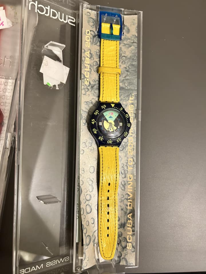 SWATCH DIVER QUARTZ VINTAGE FULL SET SWISS