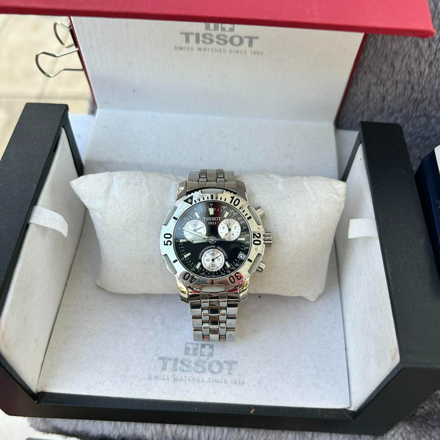 TISSOT QUARTZ CHRONOGRAPH WITH TISSOT BRACELET SWISS